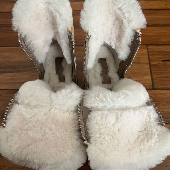 MICHAEL KORS Whitaker Wedge Dark Khaki 7.5 - Picture 6 of 9